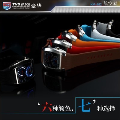 工廠批發塑料LED運動手表 優質價格，觸屏新體驗